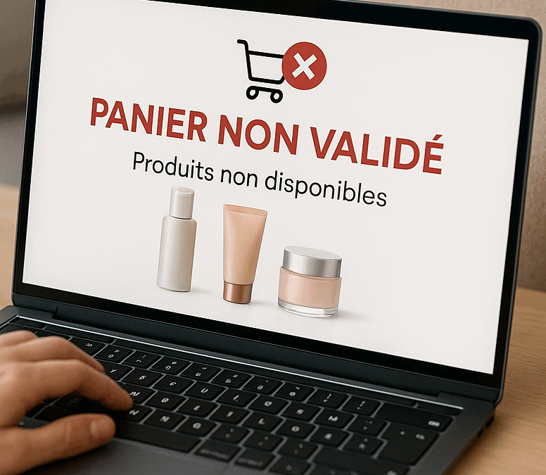 vente en ligne de produits cosmétiques