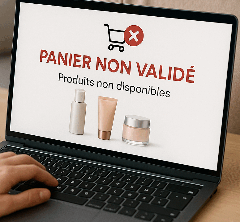 vente en ligne de produits cosmétiques